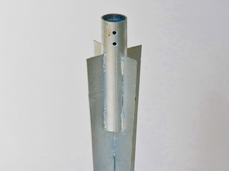 Bodenhülse-Einschlaghülse-Pfostenträger für Pfosten Ø 38 mm - Länge 56 cm
